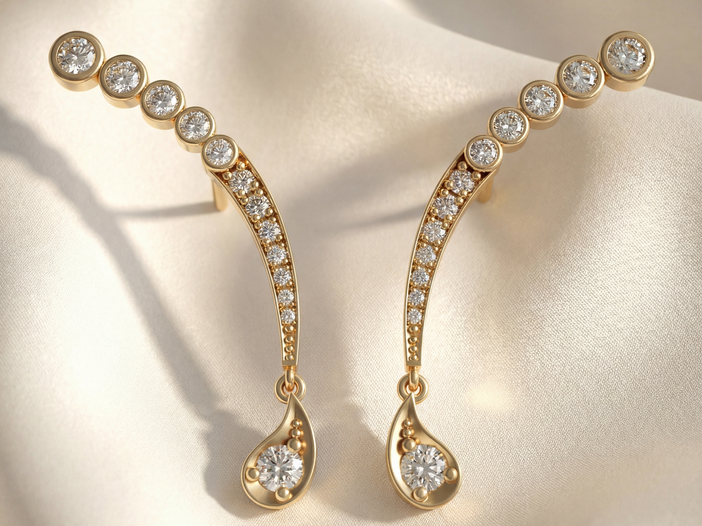 Tali dewdrop earrings